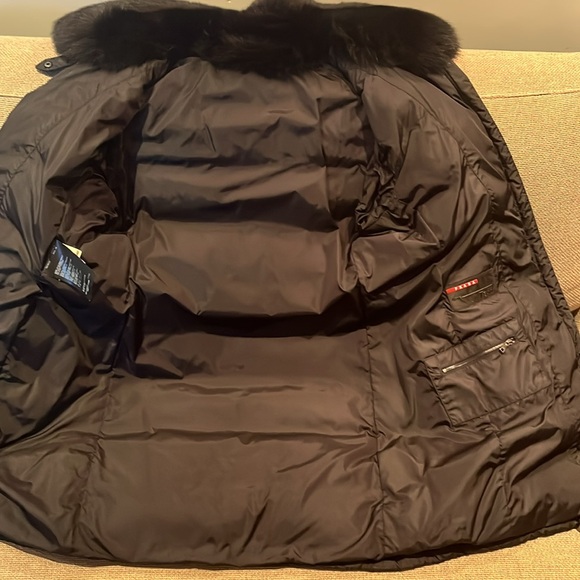 PRADA Hooded Puffer Down Jacket - Picture 3 of 10